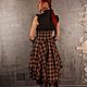 Юбка со шлейфом "Жду осень". Юбки. Wild Plaid авторская одежда. Ярмарка Мастеров.  Фото №6
