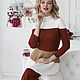 Dress 'Chocolate and cream dessert'. Dresses. Designer clothing Olesya Masyutina. Online shopping on My Livemaster.  Фото №2