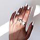Silver nail ring (K3). Rings. anna-epifanova. My Livemaster. Фото №6