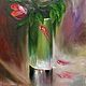 Painting with flowers Roses in a vase Bouquet of flowers. Pictures. ynik07. Online shopping on My Livemaster.  Фото №2