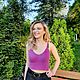 Топ вязаный Яркое лето. Топы. Марина и Вадим Третьяковы (tretiakoffka). Интернет-магазин Ярмарка Мастеров.  Фото №2