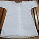 Baptismal shirt'Doves'. Baptismal shirts. flax&lace. Online shopping on My Livemaster.  Фото №2