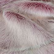 Материалы для творчества handmade. Livemaster - original item Natural fur-Tuscany lilac with gray hair. Handmade.