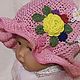 PANAMA 'the Yellow rose' girls knit summer. Panama. Gala Devi (crochet design). My Livemaster. Фото №5