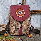 Сумки и аксессуары handmade. Livemaster - original item A copy of the work: Textile backpack 