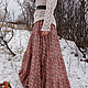 Long skirt 'Terracotta', Skirts, Tomsk,  Фото №1
