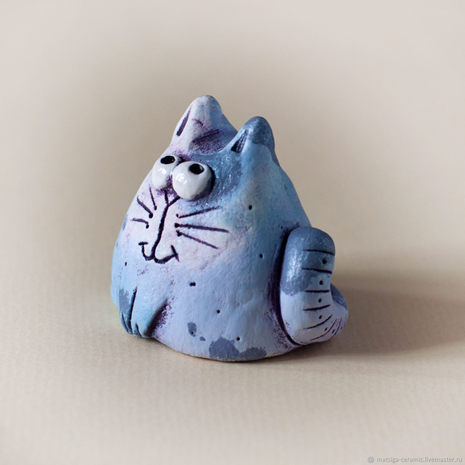 Керамическая фигурка кота