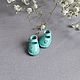 Sandals for doll ob11 color - mint + rose 18mm. Clothes for dolls. Olga Safonova. Online shopping on My Livemaster.  Фото №2
