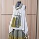 No. 203 Linen sundress-boho skirt scarf, Sundresses, Ekaterinburg,  Фото №1