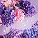 Plaid knitted veil 'Bouquet of hyacinths', Blankets, Moscow,  Фото №1