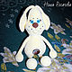 Order Plush Bunny. Rabbit knitted. Nina Rogacheva 'North toy'. Livemaster. . Stuffed Toys Фото №3