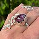 Кольцо с Розовым Турмалином серебро. Кольца. Jeweller -Danil. Ярмарка Мастеров.  Фото №6