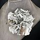 Order Copy of Copy of Copy of Copy of Flower from leather brooch peony. Natalya Borovkova (silkjardin). Livemaster. . Brooches Фото №3
