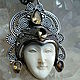 Order suspension: Face of the goddess with citrine. Garuda. Livemaster. . Pendants Фото №3