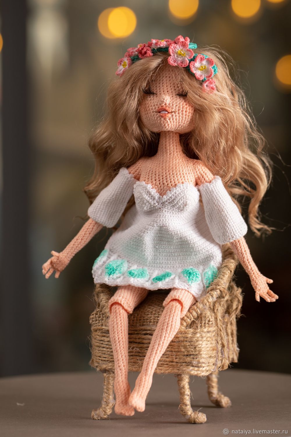Интерьерная кукла: Девушка в веночке в интернет-магазине Ярмарка ...
