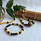 Order Amber necklace and bracelet. Tiger. Mark Amberstein, sale amber products. Livemaster. . Jewelry Sets Фото №3