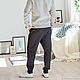 Men's trousers dark grey. Pants. Silk & Milk. Online shopping on My Livemaster.  Фото №2
