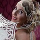 повязка  с  с цветами"Gatsby ". Платья свадебные. Алина Фрейя VK. Ярмарка Мастеров.  Фото №4