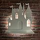 Полка ночник Замок. Полки. Little House Decor. Ярмарка Мастеров.  Фото №4