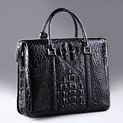 Сумки и аксессуары handmade. Livemaster - original item Crocodile Genuine Leather Folder Bag IMA0776B1. Handmade.