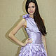 Lilac prom dress
