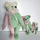 Order The three bears -circus family Marshmallows. Vershybears (vershybears). Livemaster. . Stuffed Toys Фото №3