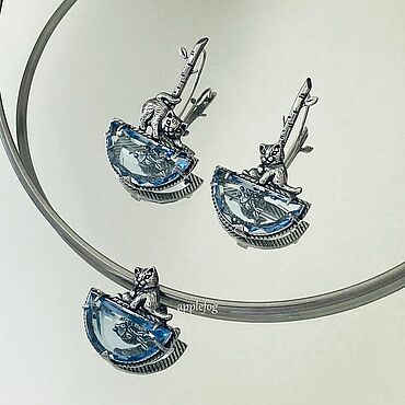 Украшения ручной работы. Ярмарка Мастеров - ручная работа Серебряный кулон Озеро надежды. Handmade.