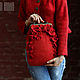 Валяная сумка «Red», Классическая сумка, Краснодар,  Фото №1