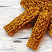 Аксессуары handmade. Livemaster - original item Knitted women`s mittens 