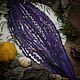 Дреды на резинке "Violet dreams". Дреды. Botanique Dreads and Wraps/Booka.Dreads. Интернет-магазин Ярмарка Мастеров.  Фото №2
