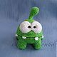 Мастер-класс по вязанию игрушки Ам Ням из Cut the Rope. Курсы и мастер-классы. мастерская              'Лысый кот'. Интернет-магазин Ярмарка Мастеров.  Фото №2