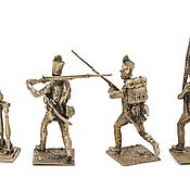 Подарки к праздникам handmade. Livemaster - original item Soldiers figurines, Napoleonic wars, brass, 7-8 cm. Handmade.