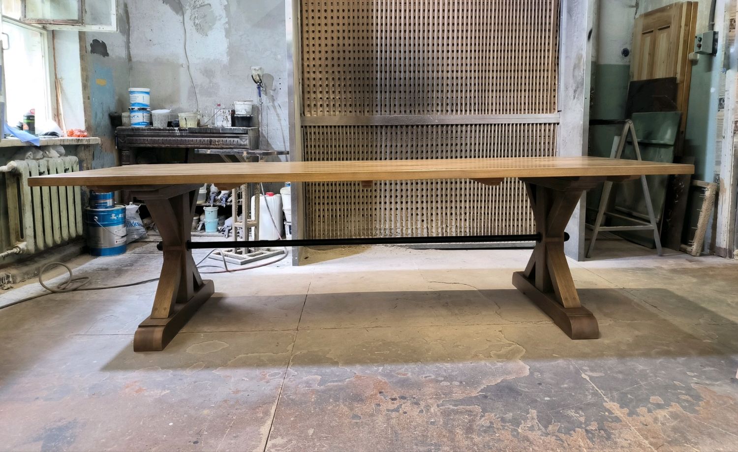 Стол обеденный массив дуба в интернет-магазине Ярмарка Мастеров по цене ...