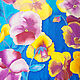 Batik scarf 'Spring flowers'. Shawls1. Silk mood(batik). Online shopping on My Livemaster.  Фото №2