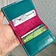 Wallet leather. Wallet leather. Lacquered, Wallets, Moscow,  Фото №1