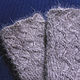Women's knitted socks Silver serpentines. Socks. Warm Yarn. My Livemaster. Фото №5