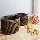 Interior basket for storing small things and for interior decoration, Basket, Mozhaisk,  Фото №1
