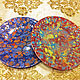 Plate Purple Carnival. Plates. Elena Zaychenko - Lenzay Ceramics. Online shopping on My Livemaster.  Фото №2