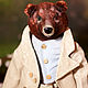 Bear with colorful eyes Alex 34 cm, Teddy Bears, St. Petersburg,  Фото №1