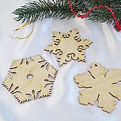 Материалы для творчества handmade. Livemaster - original item New Year snowflakes bell on the Christmas tree. Handmade.