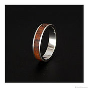 Украшения handmade. Livemaster - original item A ring with rosewood.. Handmade.