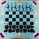 Order Chess is large 50h50 cm, made of wood 'FOR the airborne forces'handmade. Anna Fekolkina chess-souvenirs. Livemaster. . Chess Фото №3