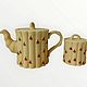 Винтаж: Wedgwood Primrose Bamboo Редкий винтажный набор: чайник и сахарница. Предметы интерьера винтажные. Decor.mylove. Интернет-магазин Ярмарка Мастеров.  Фото №2