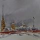 Order Watercolor painting Snow Petersburg (city landscape). Pastelena. Livemaster. . Pictures Фото №3