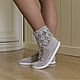 Summer boots "Louise". High Boots. KnittedBoots. Online shopping on My Livemaster.  Фото №2
