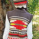 Vest "Western"Coffee. Vests. Authorial Knitting Gayane. Online shopping on My Livemaster.  Фото №2