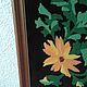 Винтаж: Рельефная вышивка по бархату. Винтаж. Картины винтажные. Елена Вагнер (Antiq-Vintage). Ярмарка Мастеров.  Фото №6