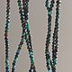 Хризоколла натуральная, 2 мм бусины огранка. Бусины. magic beads. Ярмарка Мастеров.  Фото №5