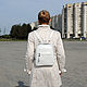 Backpack women's leather white Baena Mod SR26-741. Backpacks. Natalia Kalinovskaya. My Livemaster. Фото №4