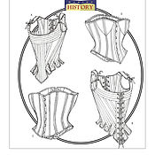 SEWING PATTERN 2 Historical Victorian Costumes 1890-1895